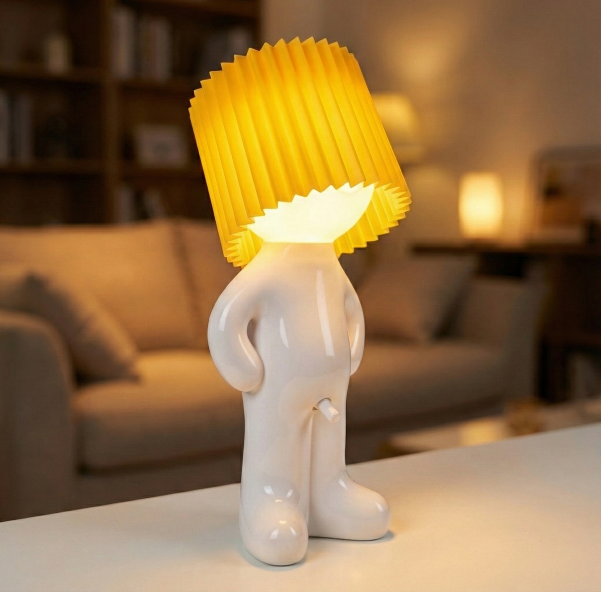 Draadloze LED Tafellamp met Dimmer 29cm - Kabellose Verlichting met USB-C Oplaadbaar Warmwit Licht 3000K - Decoratieve Nachtlamp voor Slaapkamer Woonkamer Kantoor - Moderne Bureaulamp met Accu en Schakelaar