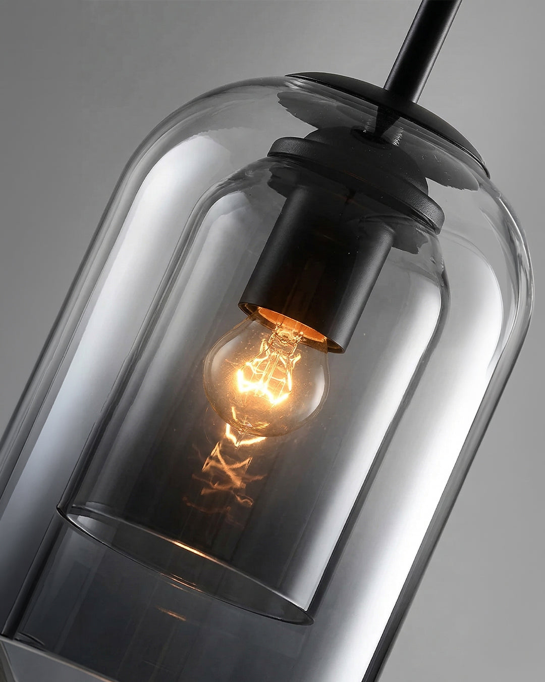 Glazen Hanglamp Ginza met Gebogen Vorm en Zachte Sfeerverlichting Warm Wit - E27 Fitting Inclusief Dimbare Compatibiliteit