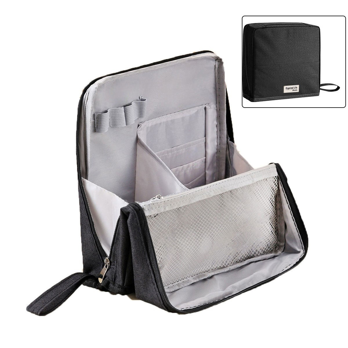 Georganiseerde Reiscosmeticatas - Compacte Make-up Organizer voor Onderweg