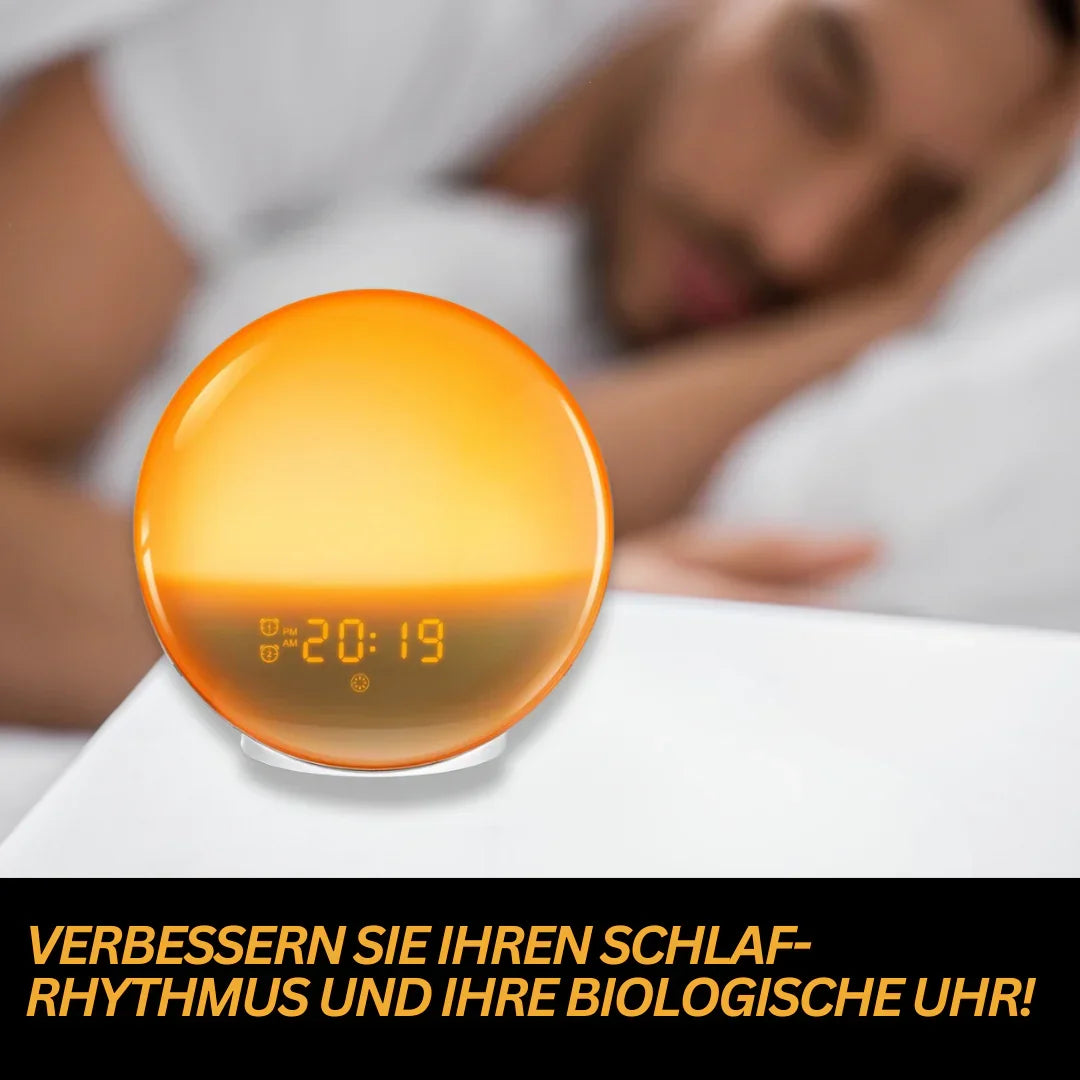 Lichtwekker met Natuurgeluiden & Zonsopgang - Zacht Wakker Worden met Licht en Geluid