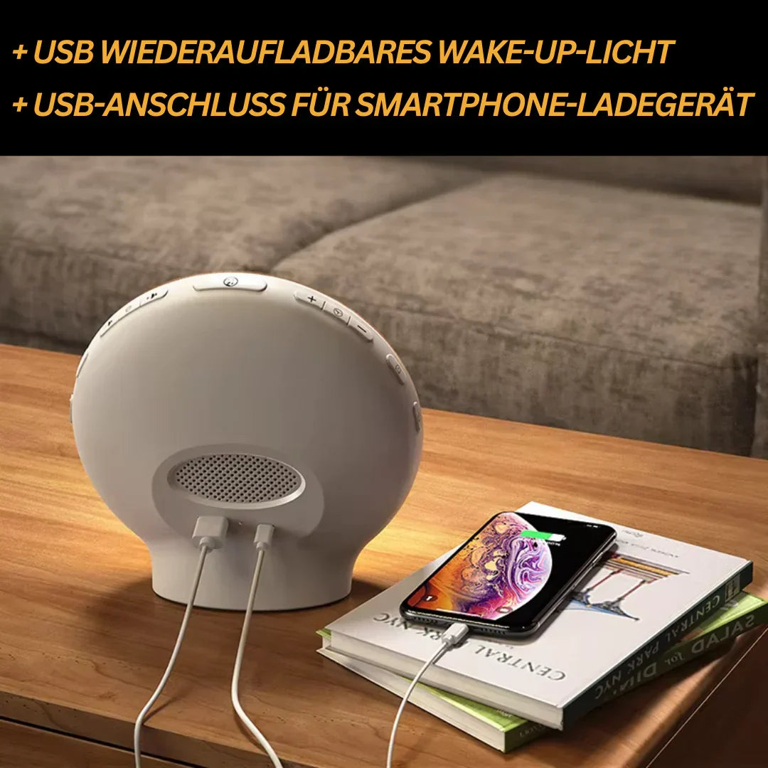 Lichtwekker met Natuurgeluiden & Zonsopgang - Zacht Wakker Worden met Licht en Geluid