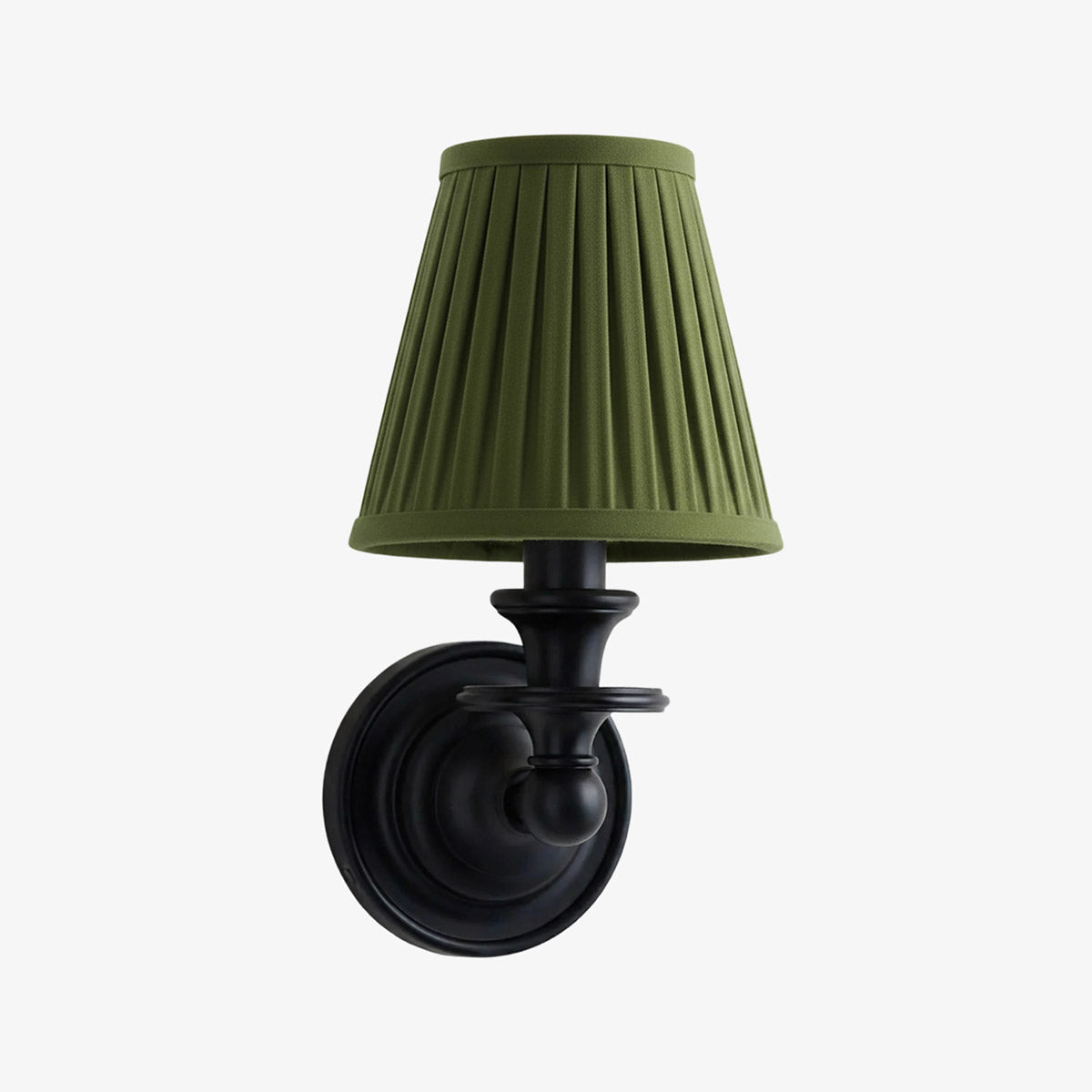 Wandlamp met stoffen kap en zwanenhalsarm - smeedijzeren armatuur met verstelbare leeslamp