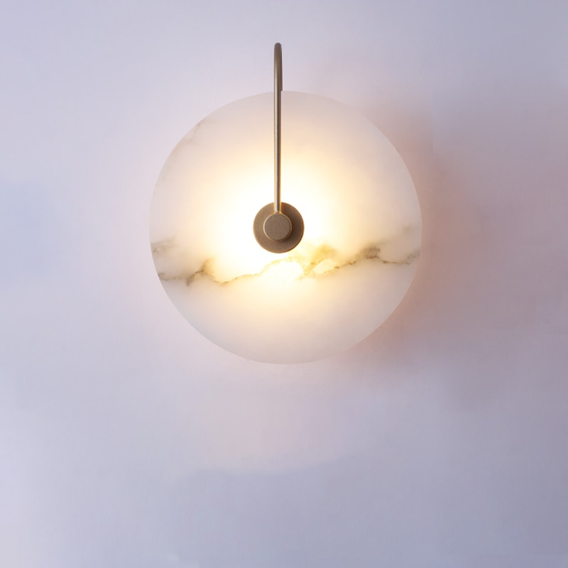 Moderne Marmeren Wandlamp met LED-verlichting - Stijlvolle Binnenverlichting voor Hal & Woonkamer