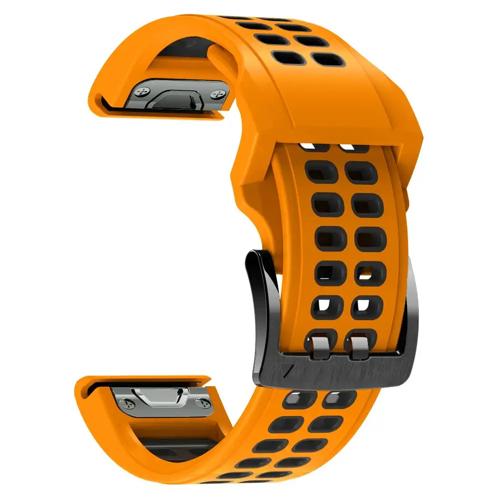 Siliconen Horlogeband QuickFit Systeem Ademend Verstelbaar 22mm 26mm Sporthorloge Smartwatch Polsband