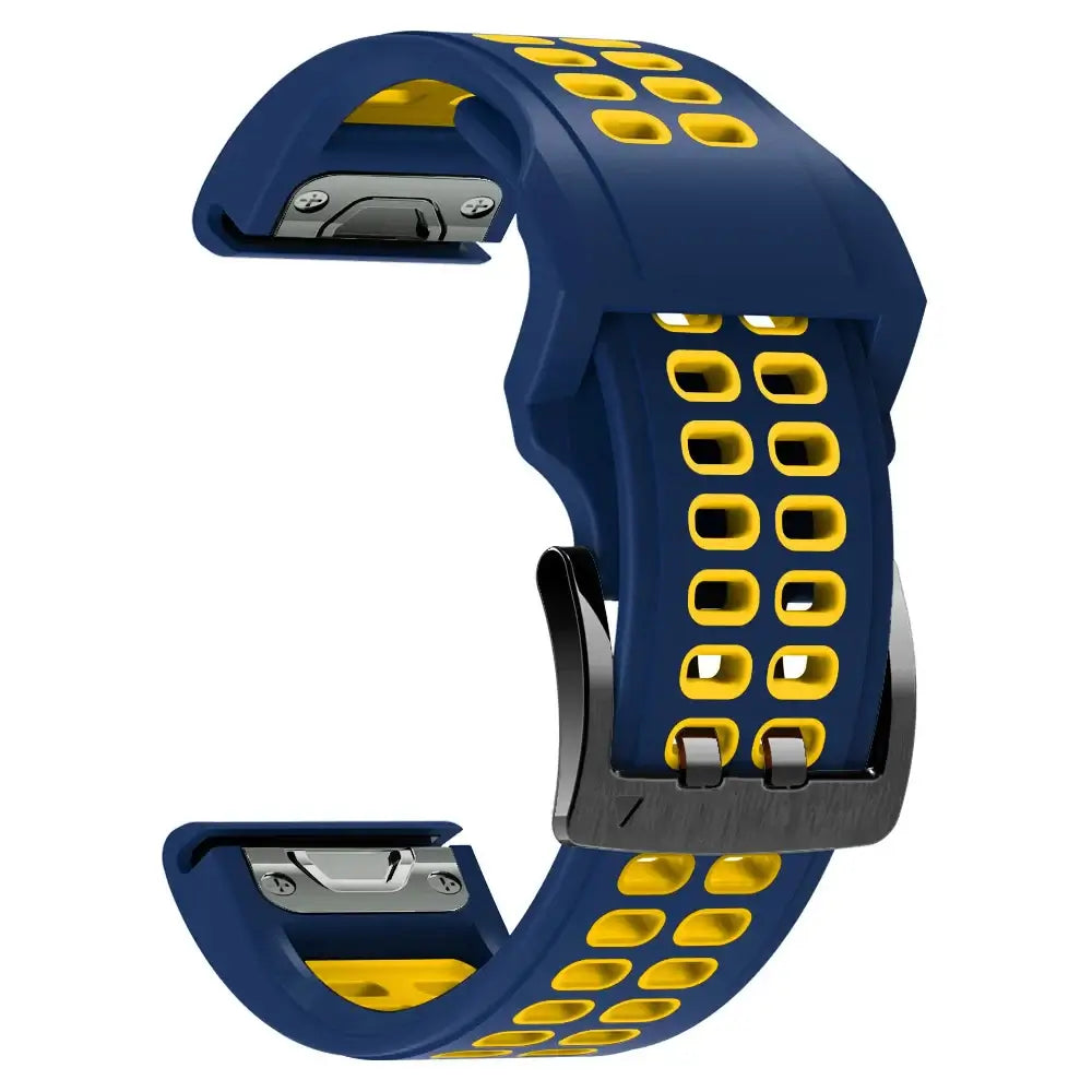 Siliconen Horlogeband QuickFit Systeem Ademend Verstelbaar 22mm 26mm Sporthorloge Smartwatch Polsband
