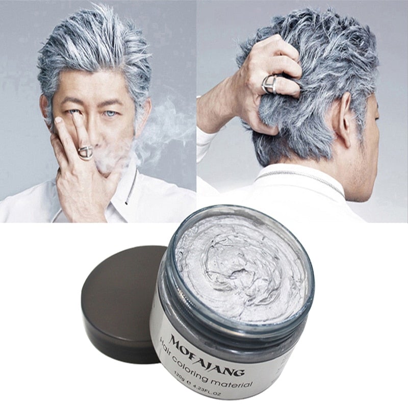 Styling Haarwas - Tijdelijke Kleur Styling Wax voor Natuurlijke Haarverf