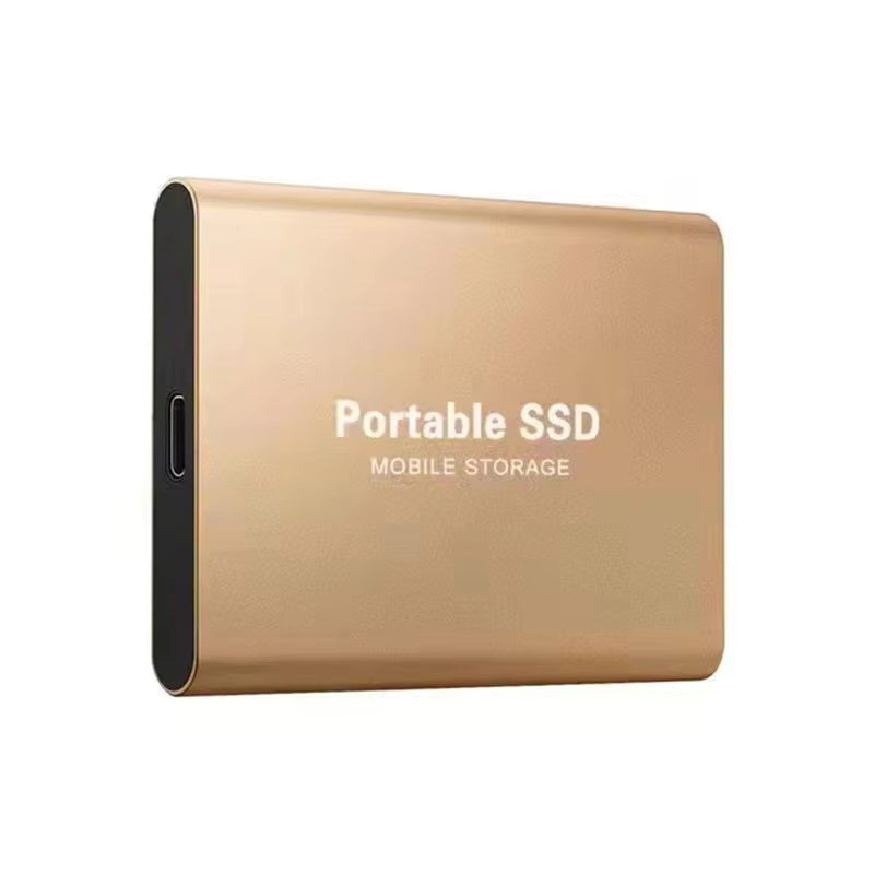 Externe SSD 128TB USB 3.2 Aluminium Schokbestendig Windows Mac Android Compact