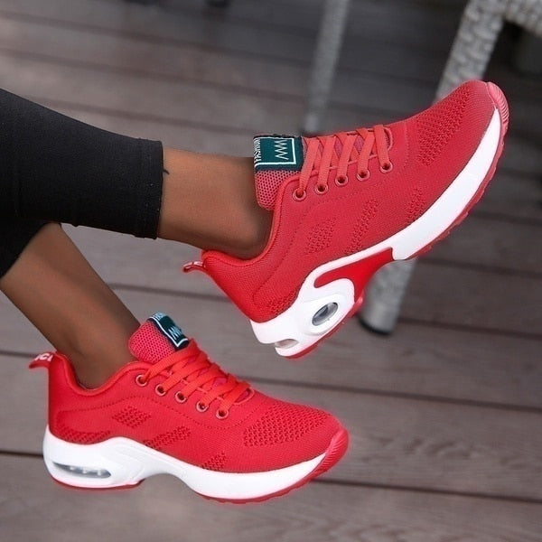 Ergonomische Damessneakers met Voetboogondersteuning en Demping voor Dagelijks Comfort Gaan en Trainen
