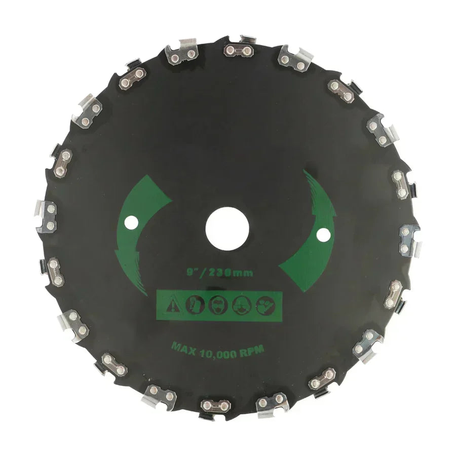 Professionele Bosmaaier met Scherpe Stalen Messen 23cm - Krachtig Tuingereedschap voor Onkruid en Dicht Gras