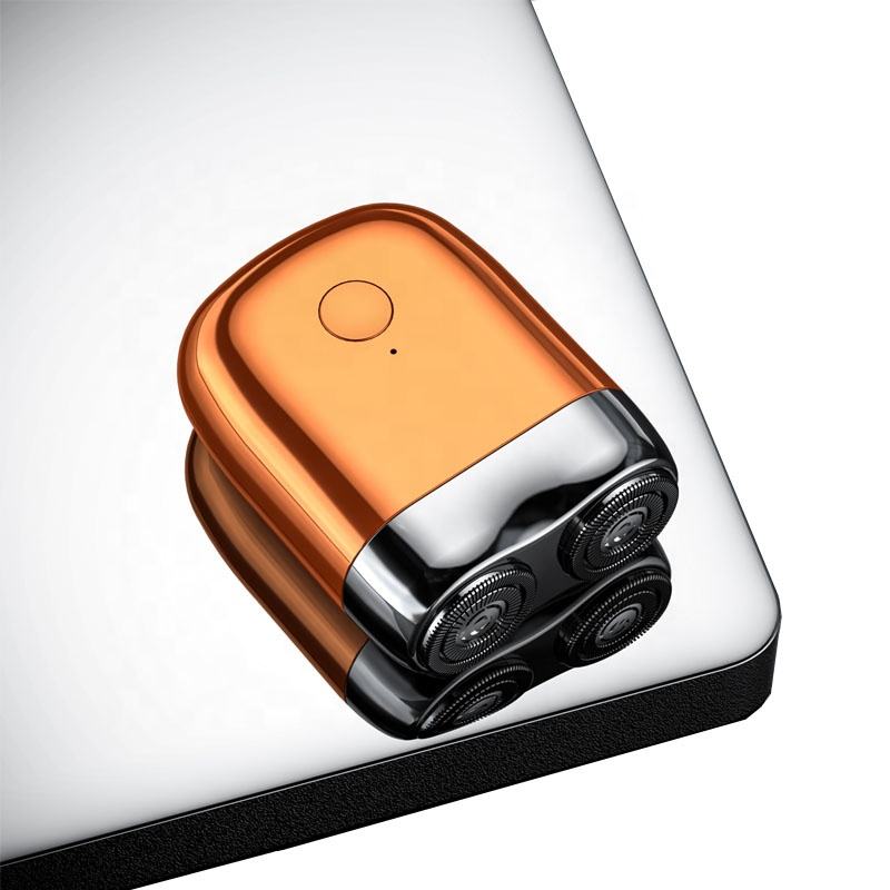 Compacte Elektrische Scheerapparaat Dual Rotary Systeem Waterproof USB-C Oplaadbaar Nat Droog Reisformaat