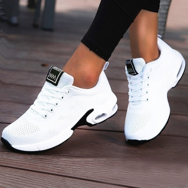 Ergonomische Damessneakers met Voetboogondersteuning en Demping voor Dagelijks Comfort Gaan en Trainen