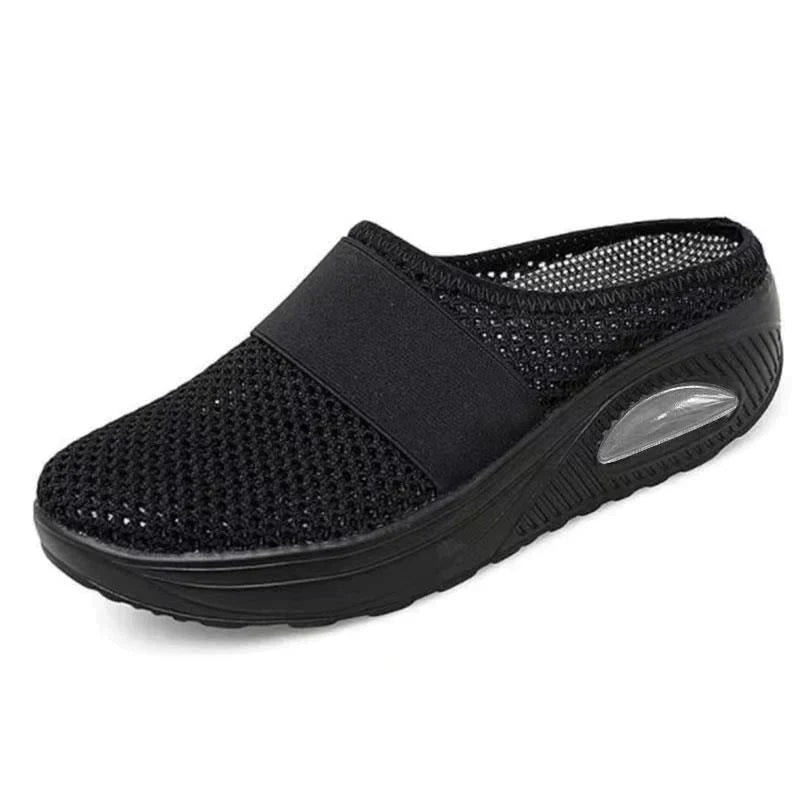 Orthopedische Dames Sneakers met Luchtkussen Demping Mesh Ademend Wandelschoenen Antislip Maat 35-42