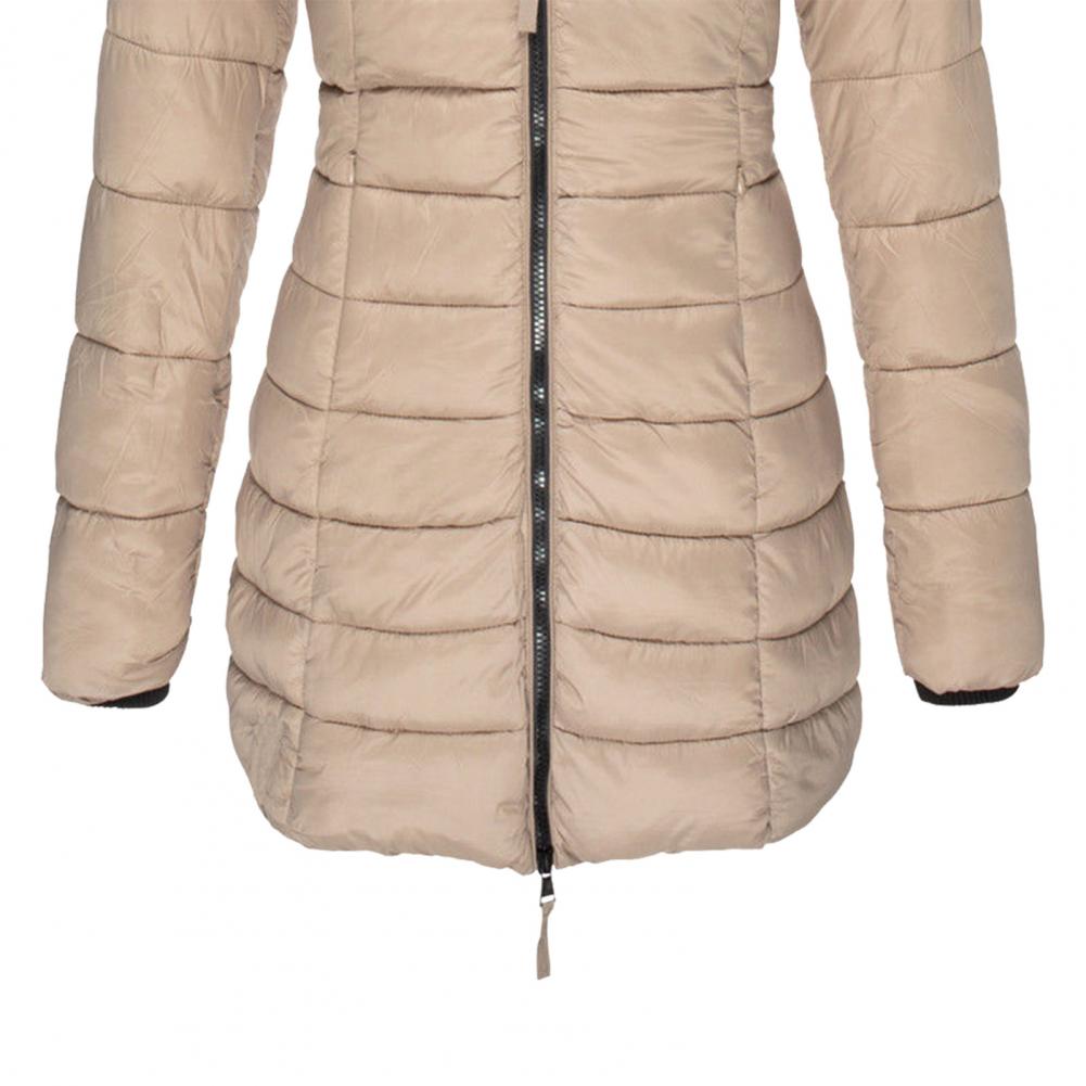 Gewatteerde Winterjas Dames Oversized met Capuchon Winddicht Waterafstotend Trendy Trenchcoat Winterseizoen