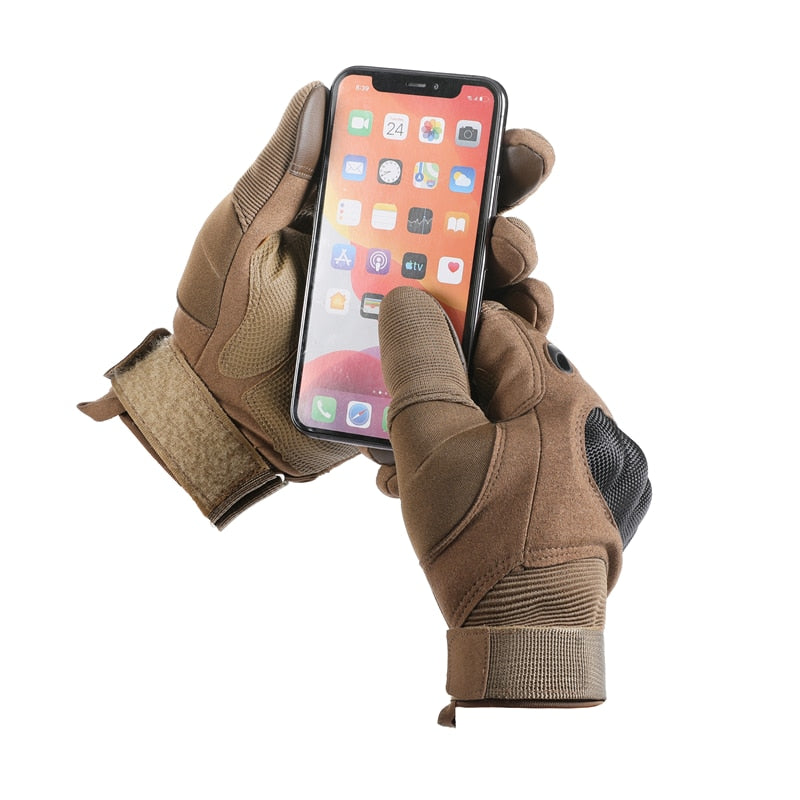 Tactische Sporthandschoenen met Touchscreen Functie - Verstelbare Polsband - Lichtgewicht - Antislip