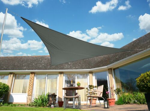 UV-werend Schaduwdoek - Driehoek & Vierkant voor Tuin Terras Balkon - Waterdicht Zonwering Zeil met Montageset