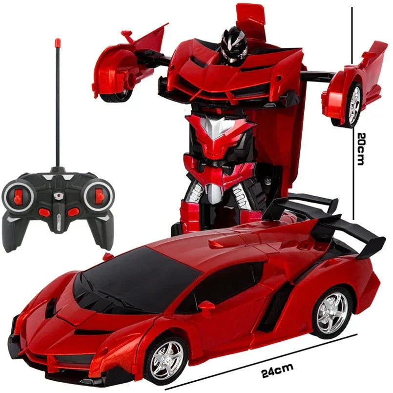 RC Transformerende Auto - Speelgoedauto en Robot in Één met Afstandsbediening