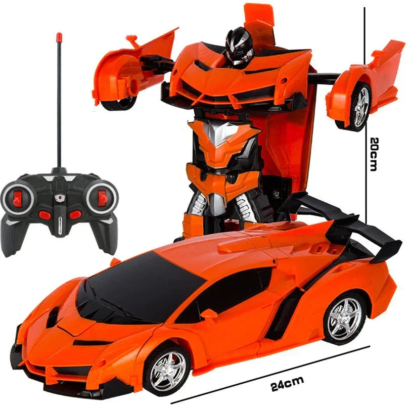 RC Transformerende Auto - Speelgoedauto en Robot in Één met Afstandsbediening