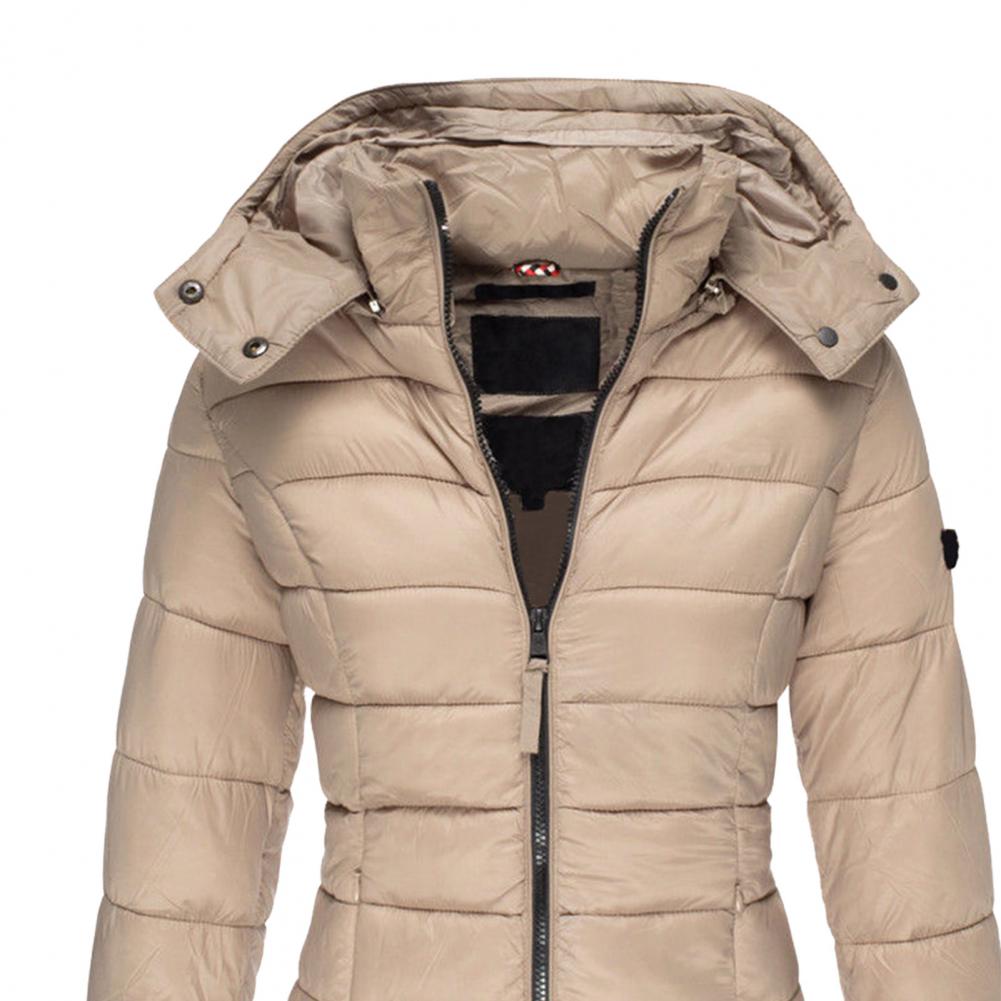 Gewatteerde Winterjas Dames Oversized met Capuchon Winddicht Waterafstotend Trendy Trenchcoat Winterseizoen