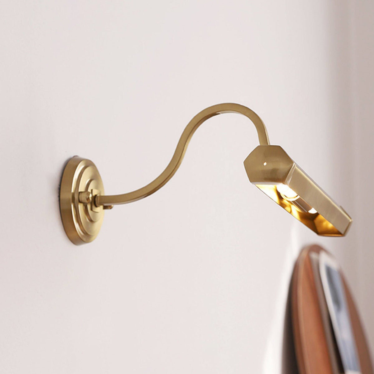 Verstelbare Design Wandlamp met Zwanenhals - IJzeren Picture Light met G9 Fitting in Chroom, Zwart of Koper