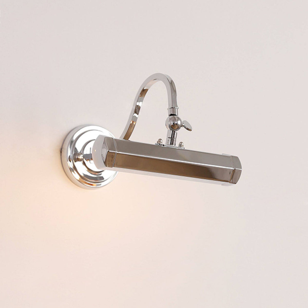 Verstelbare Design Wandlamp met Zwanenhals - IJzeren Picture Light met G9 Fitting in Chroom, Zwart of Koper