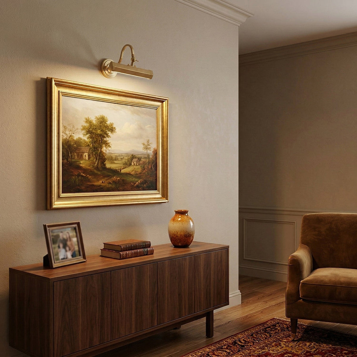 Verstelbare Design Wandlamp met Zwanenhals - IJzeren Picture Light met G9 Fitting in Chroom, Zwart of Koper
