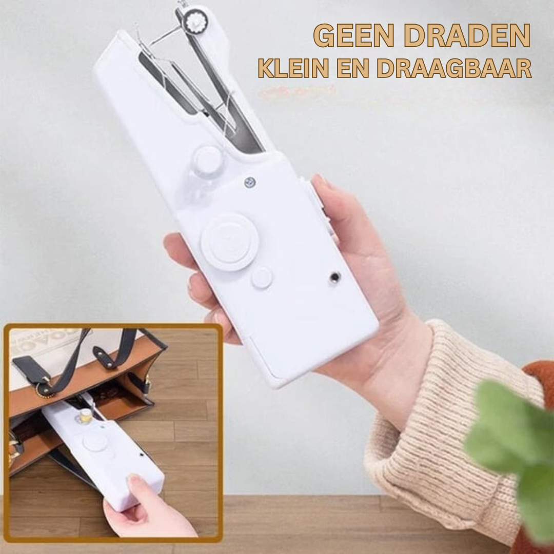 Draagbare Handnaaimachine - Compact en Gebruiksvriendelijk voor Snelle Reparaties Onderweg