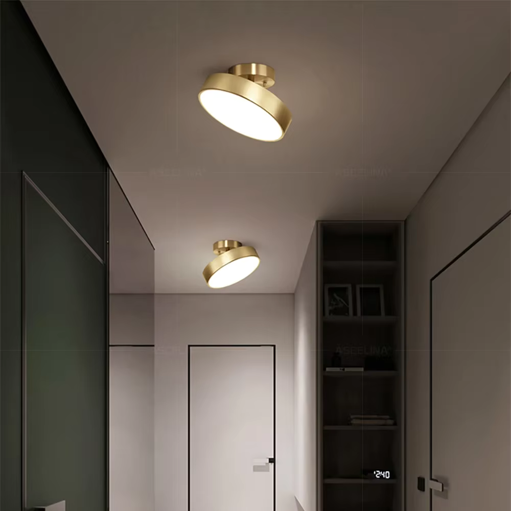 Ronde plafondlamp met instelbaar LED-licht touch-bediening dimbaar voor woonkamer slaapkamer moderne verlichting