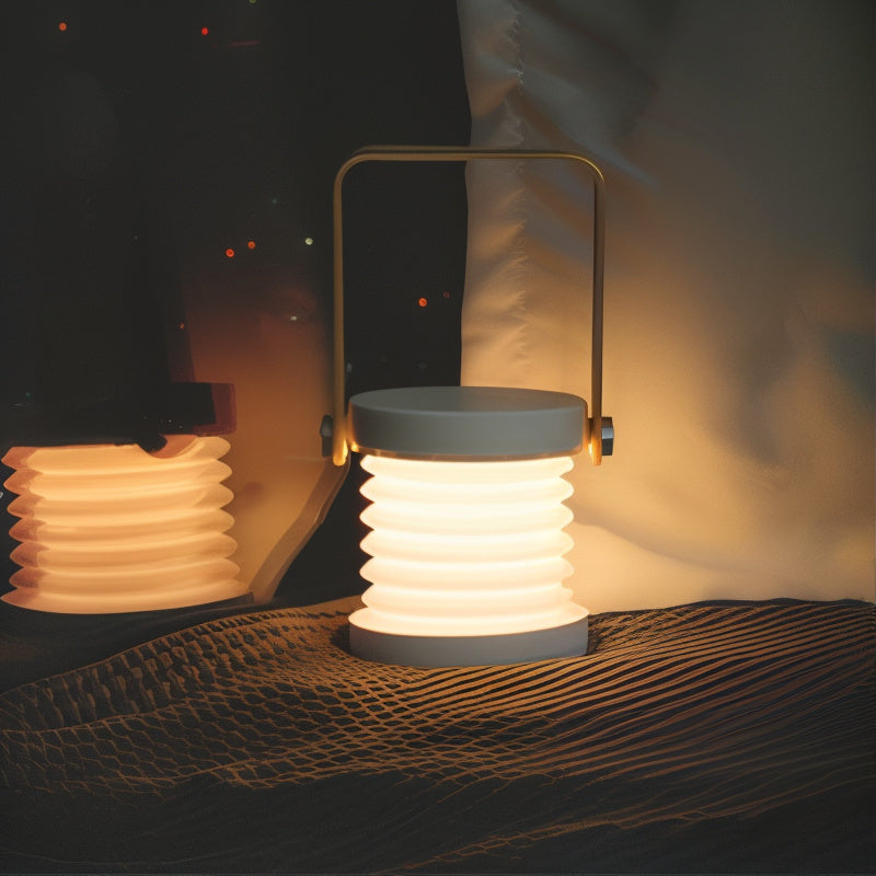 Draagbare Dimbare LED-Lantaarn met Oplaadbare USB-Batterij voor Sfeervolle Verlichting