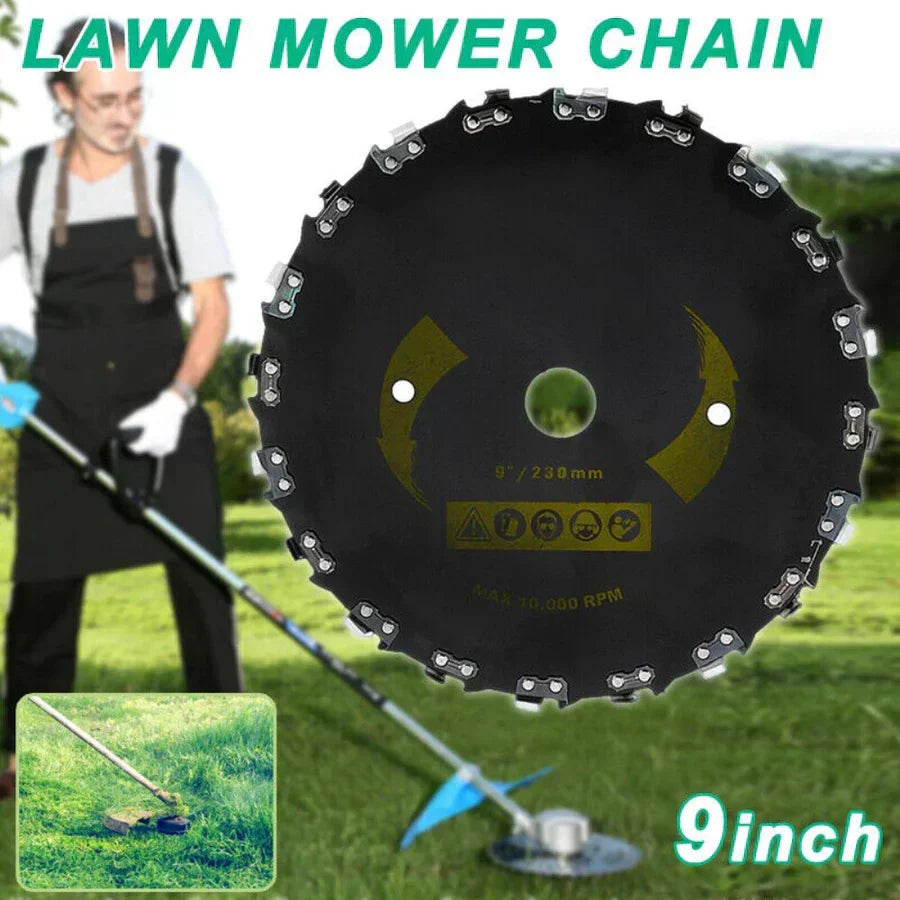 Professionele Bosmaaier met Scherpe Stalen Messen 23cm - Krachtig Tuingereedschap voor Onkruid en Dicht Gras