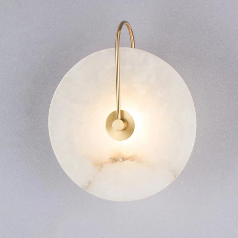 Moderne Marmeren Wandlamp met LED-verlichting - Stijlvolle Binnenverlichting voor Hal & Woonkamer