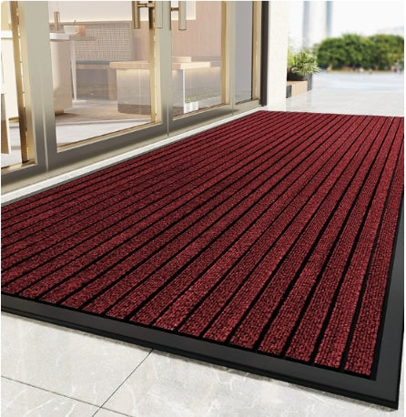 Deurmat Antislip 81x119cm Grijs Buitenmat Vuilvangend Entree Hal Droogloopmat Ingang Deur Vloermat Schoonloopmat