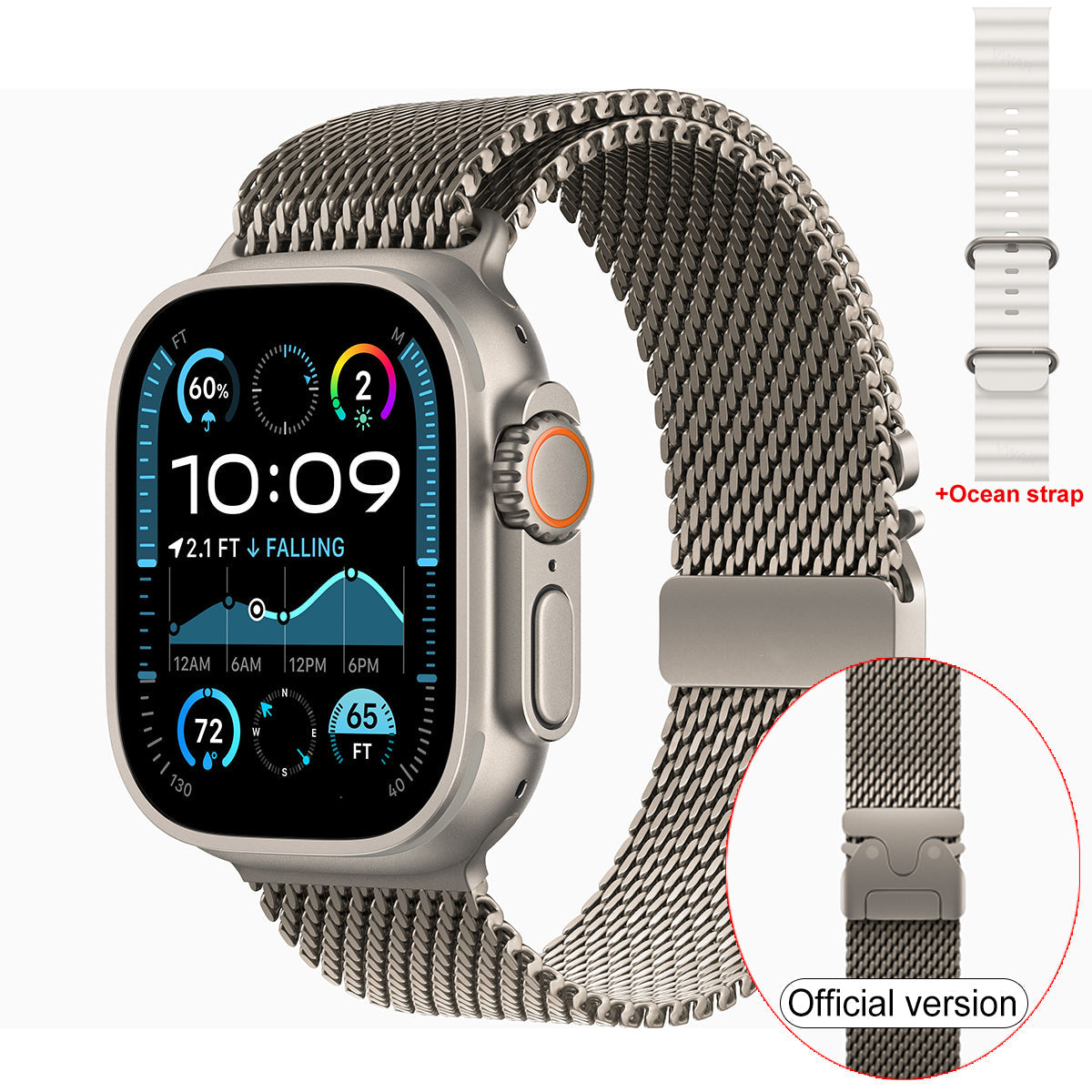 Smartwatch met helder AMOLED-scherm en 4G-connectiviteit voor bellen fitness gezondheidsmonitoring onderweg