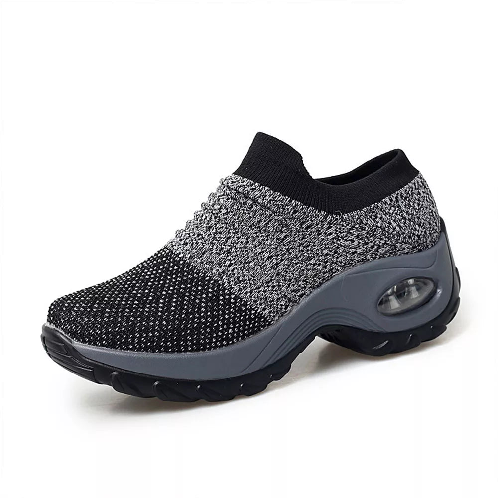 Dames Sneakers Luchtkussen Zool Steunend Wandelschoenen Optimaal Comfort Stabiliteit Dagelijks Sportief