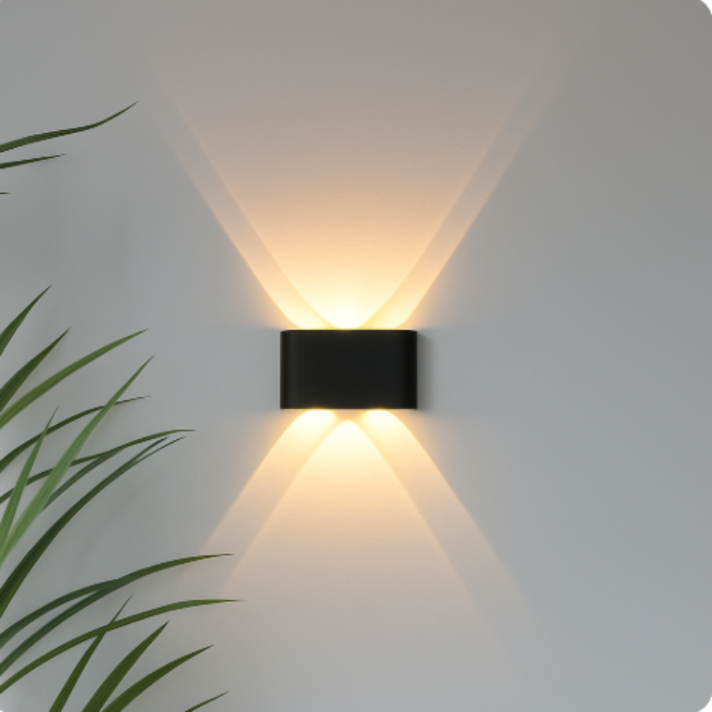 Binnen- & Buitenwandlamp LED | Modern Minimalistisch Design | Waterdicht | Zwart of Wit