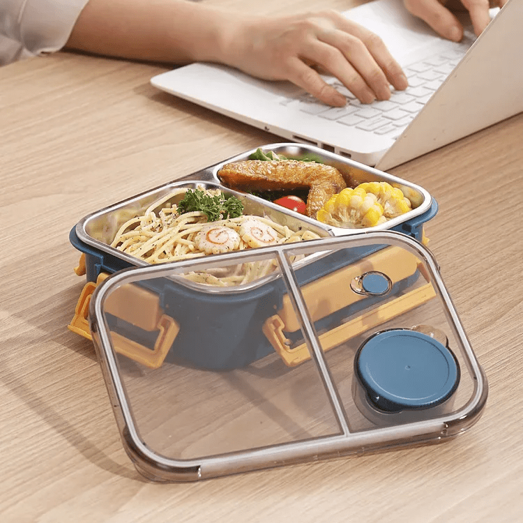Thermoscontainer Lunchbox Isolerend Lekvrij Warm Eten Onderweg Compact Meenemen