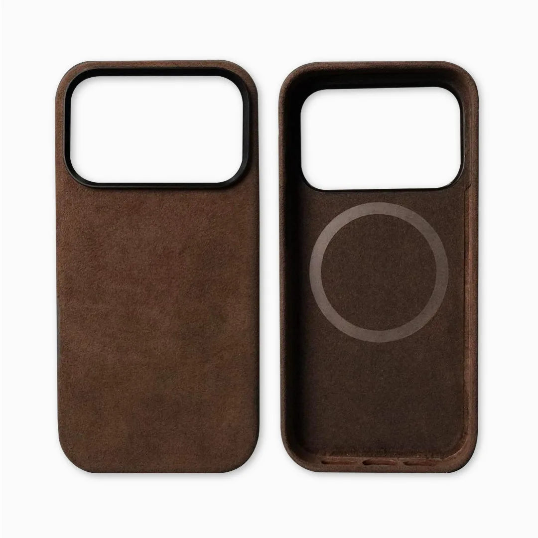 Premium Suède-Feel Telefoonhoesje iPhone - Zacht Microvezel met Shockbescherming & Krasbestendige Coating