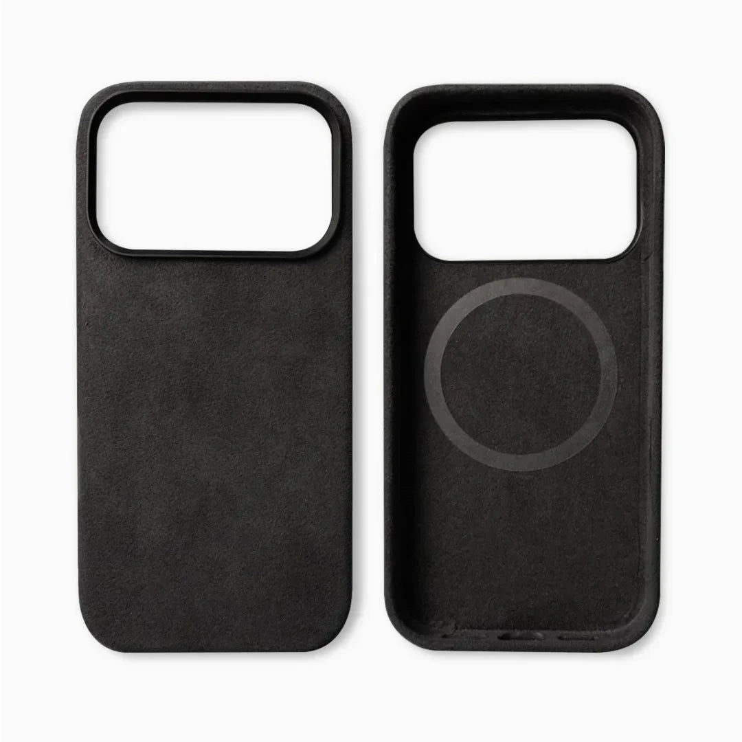 Premium Suède-Feel Telefoonhoesje iPhone - Zacht Microvezel met Shockbescherming & Krasbestendige Coating