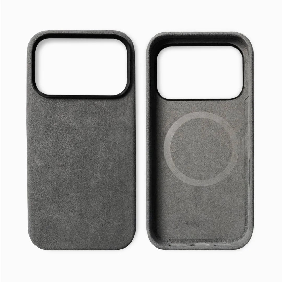 Premium Suède-Feel Telefoonhoesje iPhone - Zacht Microvezel met Shockbescherming & Krasbestendige Coating