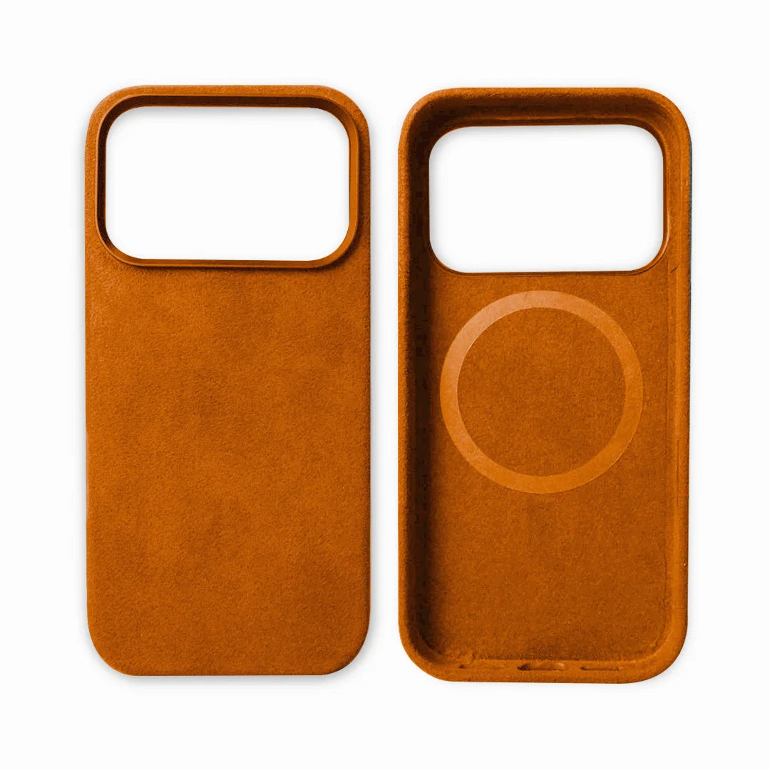 Premium Suède-Feel Telefoonhoesje iPhone - Zacht Microvezel met Shockbescherming & Krasbestendige Coating