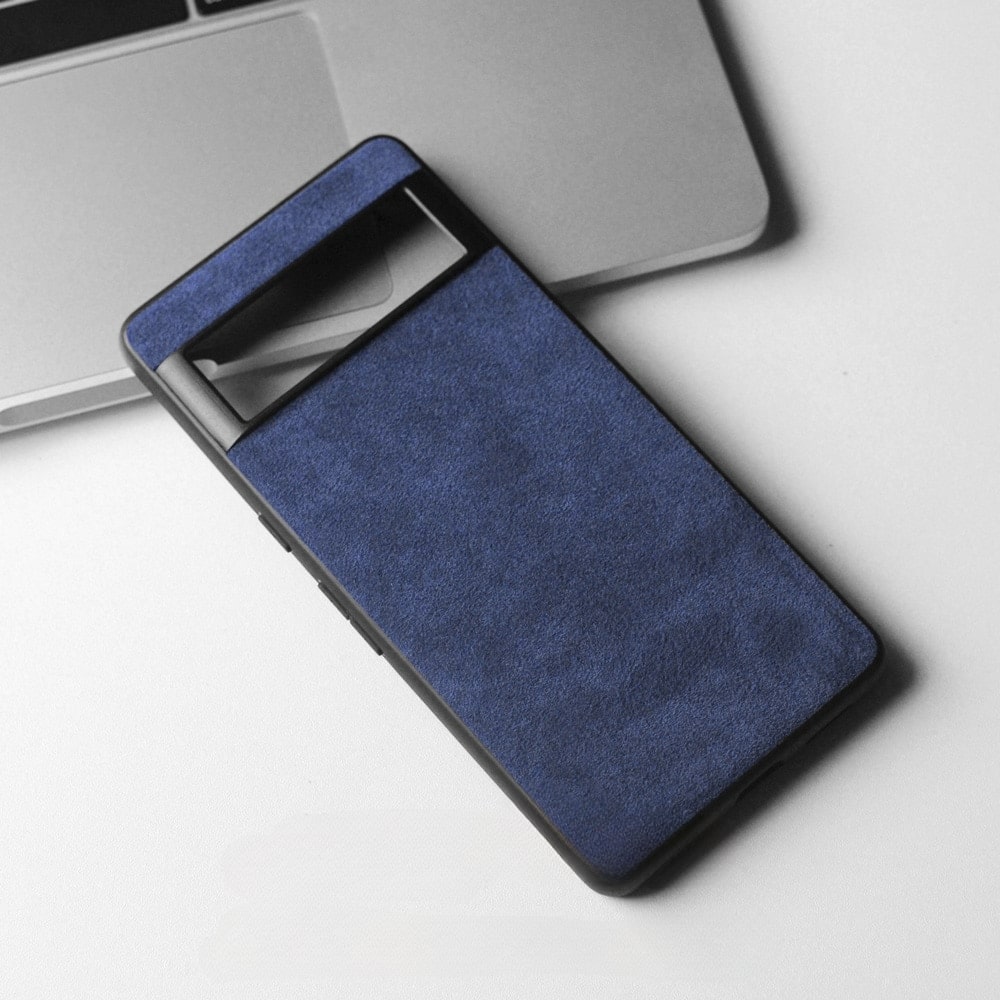 Smartphone Hoesje Alcantara voor Google Pixel Premium Bescherming Schokbestendig Microvezel Stijlvol Design