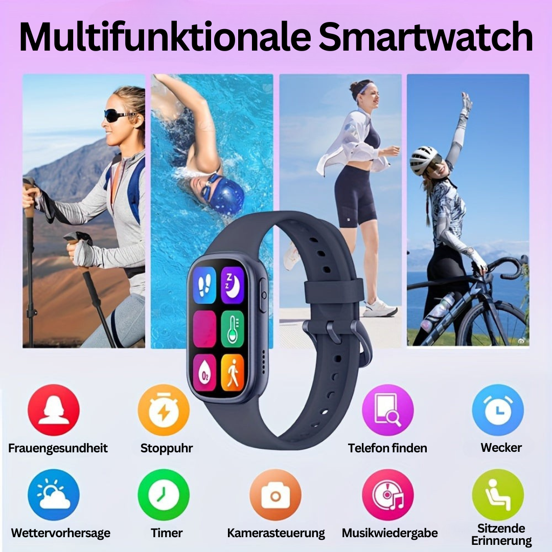 Kinder Smartwatch met Activiteitentracker Telefoniefunctie Waterdicht IP68 Touchscreen Educatief Horloge