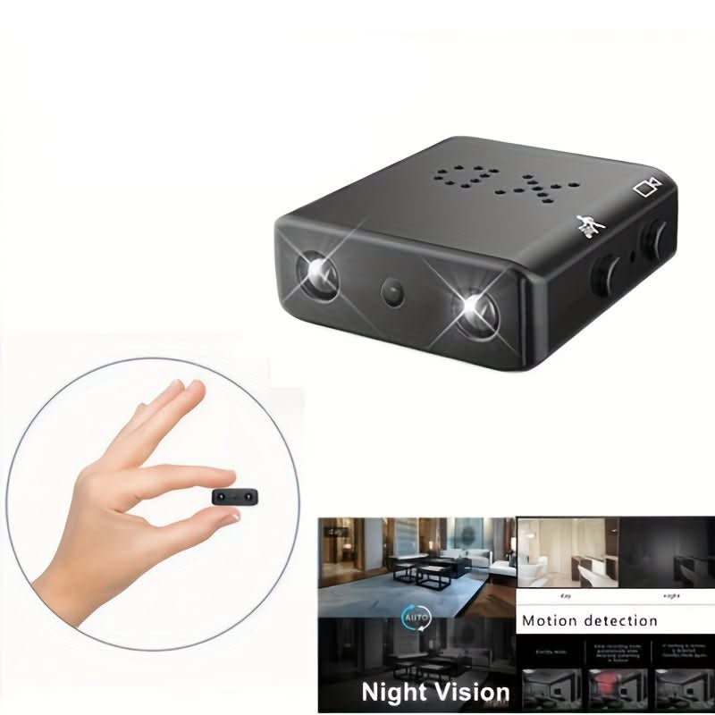 Compacte Full HD Beveiligingscamera met Nachtzicht en Bewegingsdetectie Binnen Buiten voor Huis Kantoor
