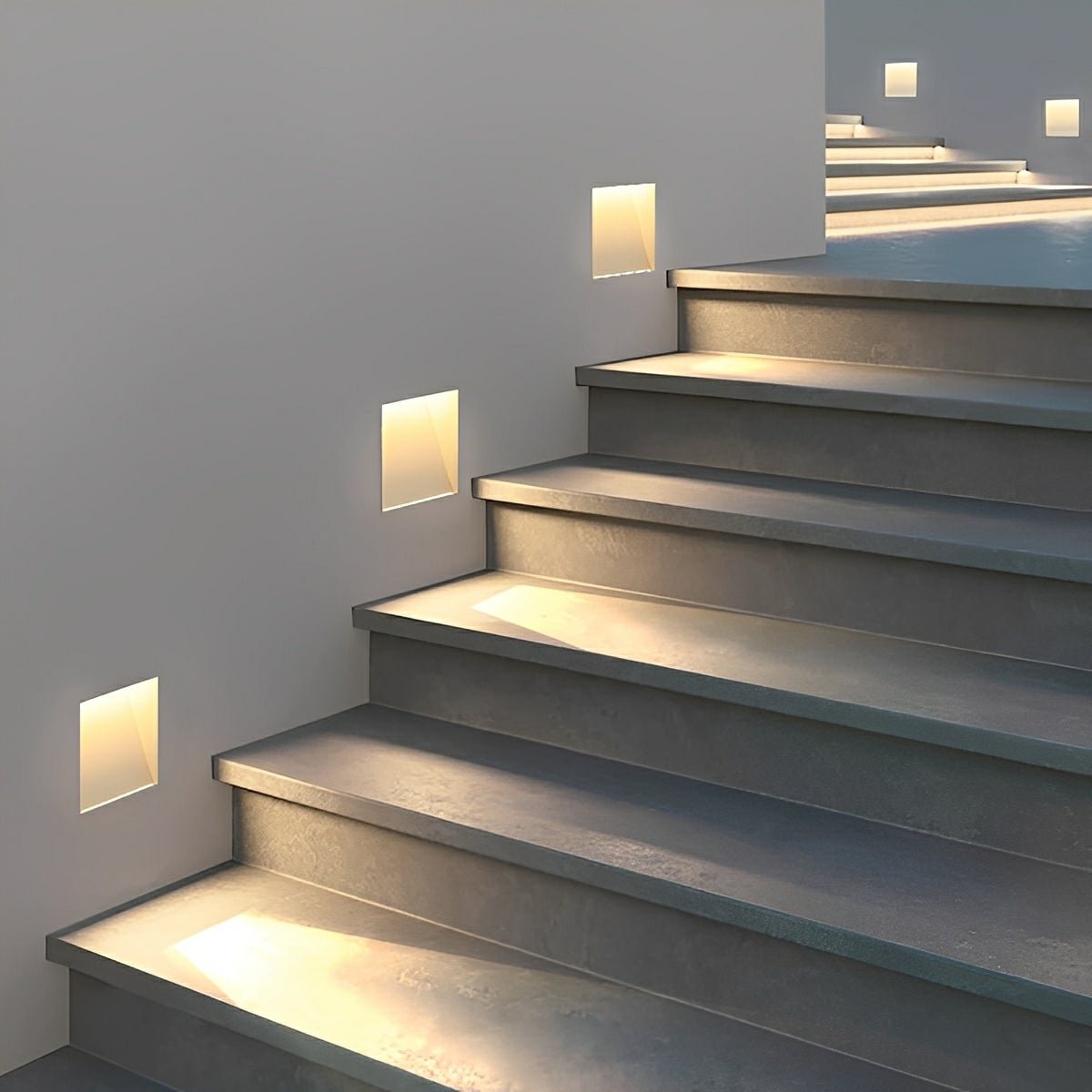 Inbouwspotje met Bewegingssensor voor Trapverlichting en Gangverlichting met Indirect Lichtontwerp