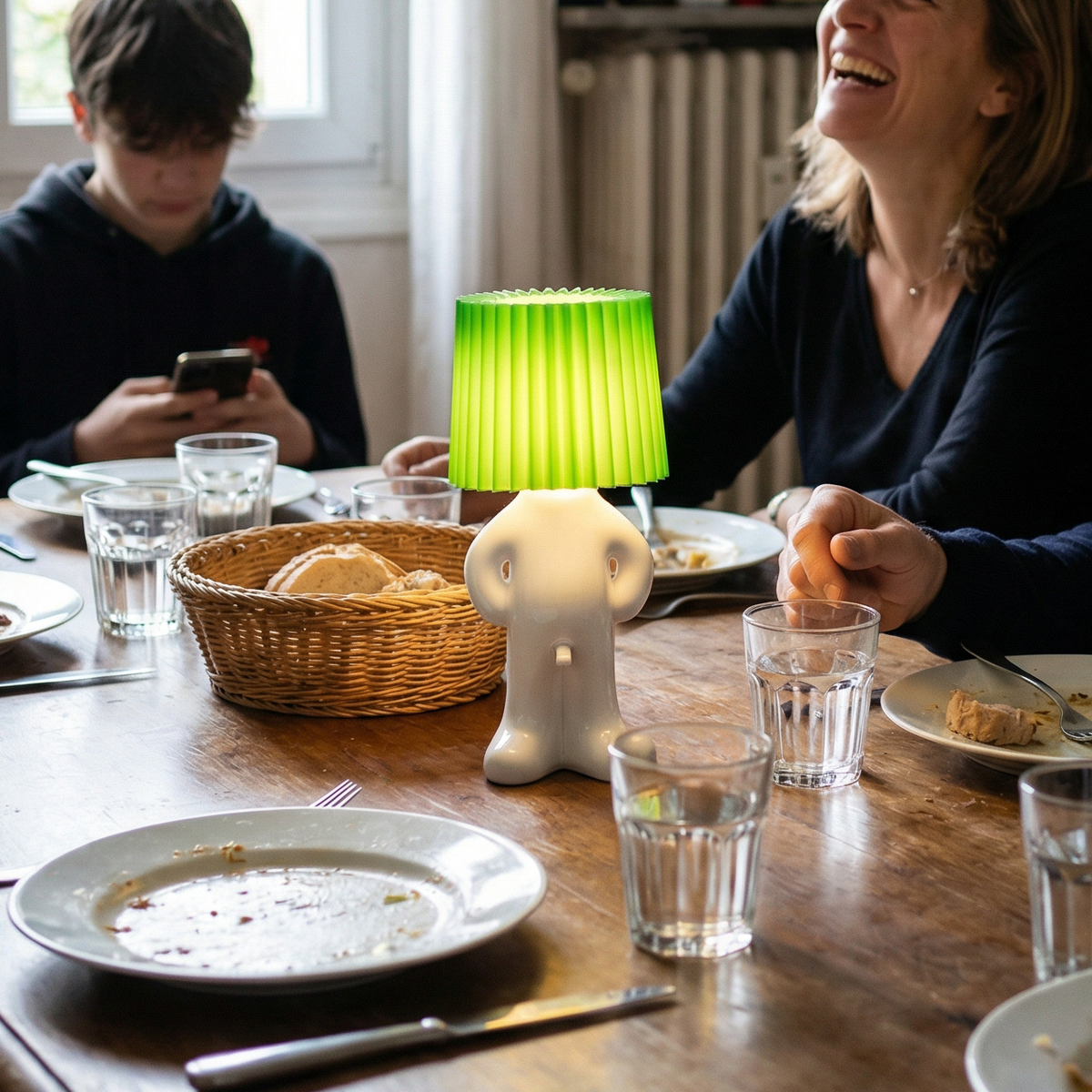 Draadloze LED Tafellamp met Dimmer 29cm - Kabellose Verlichting met USB-C Oplaadbaar Warmwit Licht 3000K - Decoratieve Nachtlamp voor Slaapkamer Woonkamer Kantoor - Moderne Bureaulamp met Accu en Schakelaar