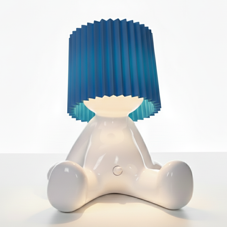Zittende LED Tafellamp met Accu - Draadloos in 8 Kleuren