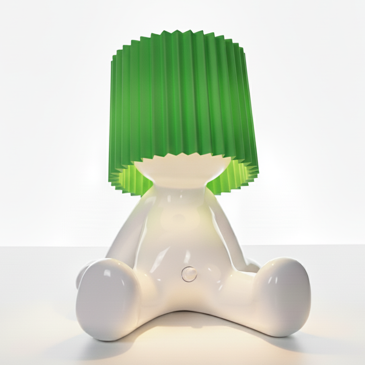 Zittende LED Tafellamp met Accu - Draadloos in 8 Kleuren
