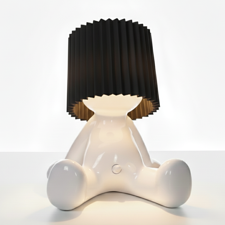 Zittende LED Tafellamp met Accu - Draadloos in 8 Kleuren