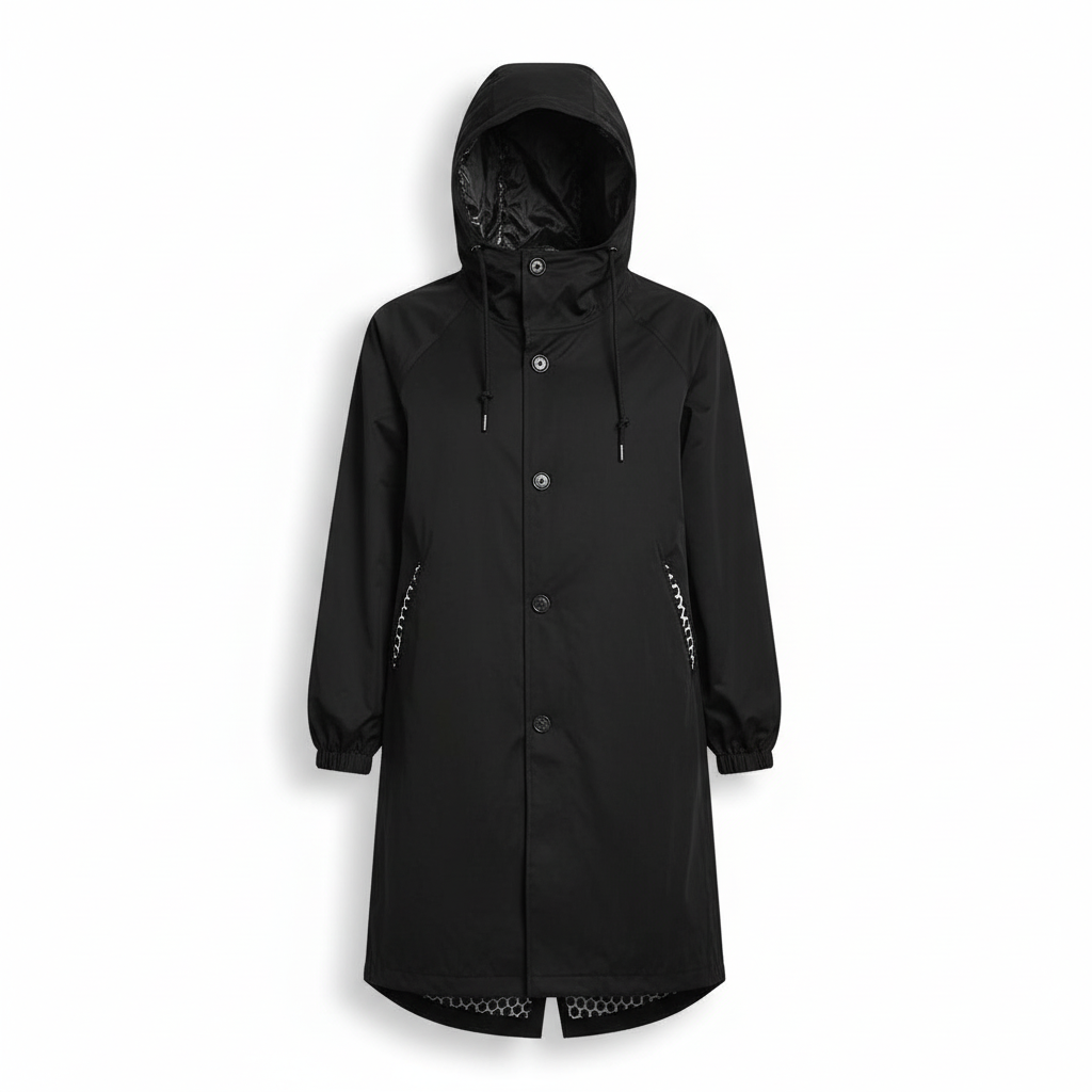 Waterafstotende Regenjas Dames Heren Oversized met Capuchon Lichtgewicht Winddicht voor Alle Seizoenen Outdoor