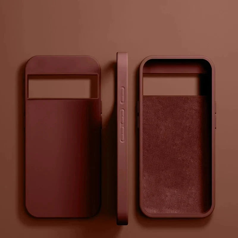 Vloeibaar Siliconen Telefoonhoesje Google Pixel Beschermhoes Draadloos Opladen Compatibel Shockproof