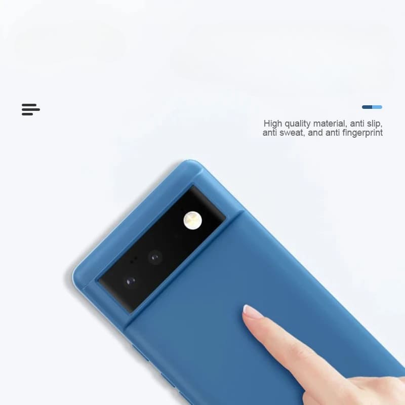 Vloeibaar Siliconen Telefoonhoesje Google Pixel Beschermhoes Draadloos Opladen Compatibel Shockproof